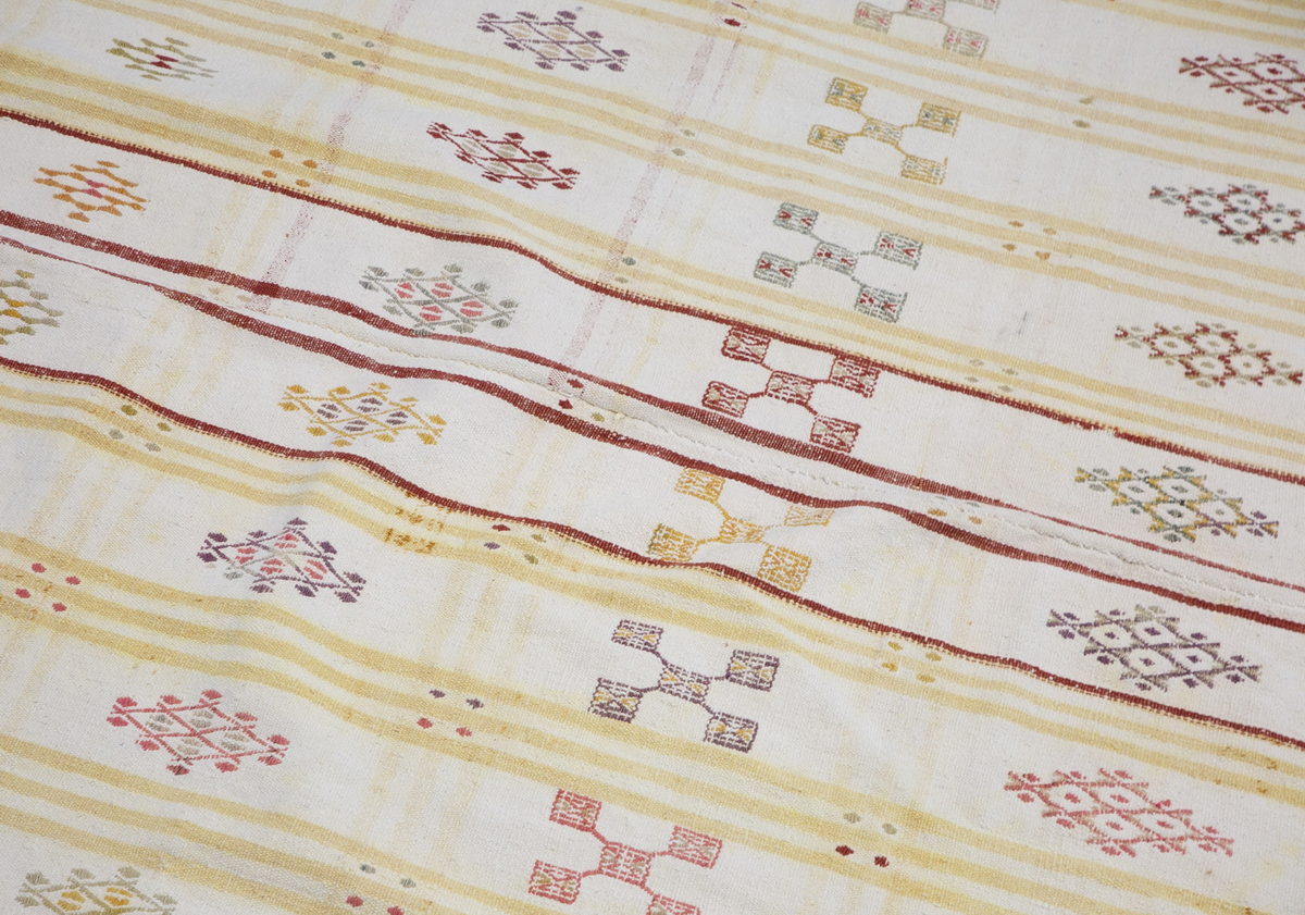 Minimalist Modern Kilim Rug 190x265 cm, 6'3" x 8'8"