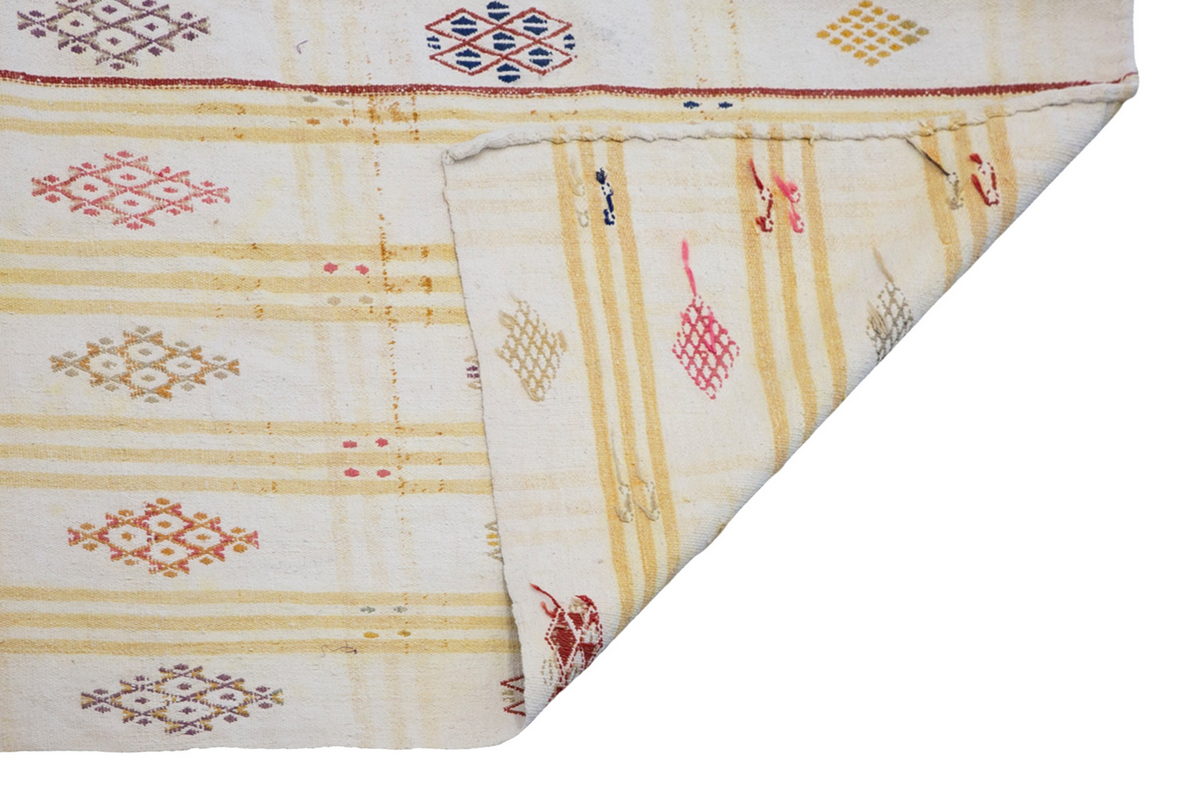 Minimalist Modern Kilim Rug 190x265 cm, 6'3" x 8'8"