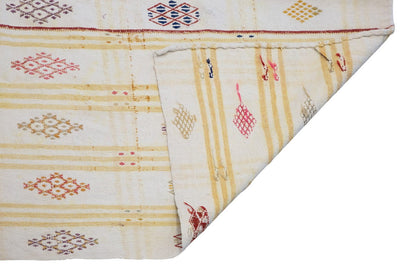 Minimalist Modern Kilim Rug 190x265 cm, 6'3" x 8'8"