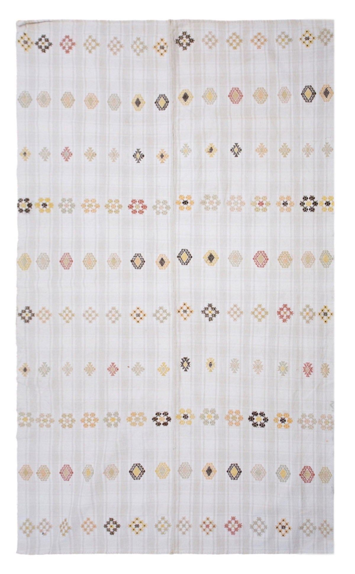 Minimalist Modern Kilim Rug 193x277 cm,6'4" x 9'1" Feet