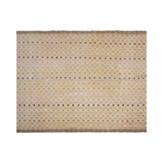 Minimalist Modern Kilim Rug 196x283 cm, 6'5" x 9'3" Feet