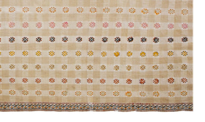 Minimalist Modern Kilim Rug 196x283 cm, 6'5" x 9'3" Feet