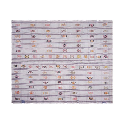 Minimalist Modern Kilim Rug 225x270 cm, 7'5" x 8'10" Feet