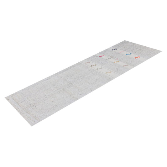 Minimalist Modern Kilim Runner Rug, 78 x 228 cm, 2'7" x 7'6"