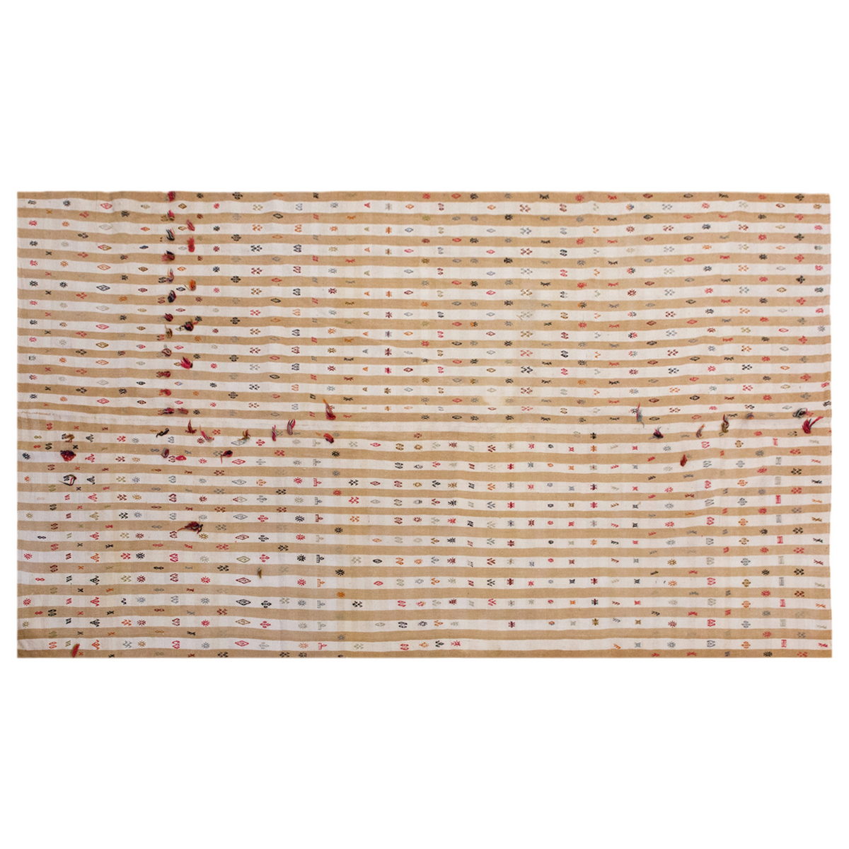 Minimalist Modern Striped Kilim Rug 160x325 cm (5'3" x 10'8" feet)