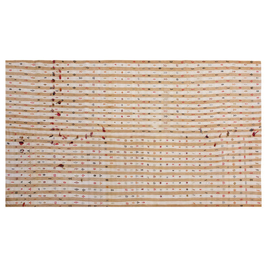 Minimalist Modern Striped Kilim Rug 160x325 cm (5'3" x 10'8" feet)