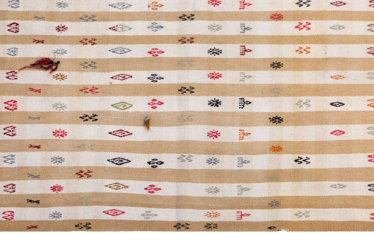Minimalist Modern Striped Kilim Rug 160x325 cm (5'3" x 10'8" feet)