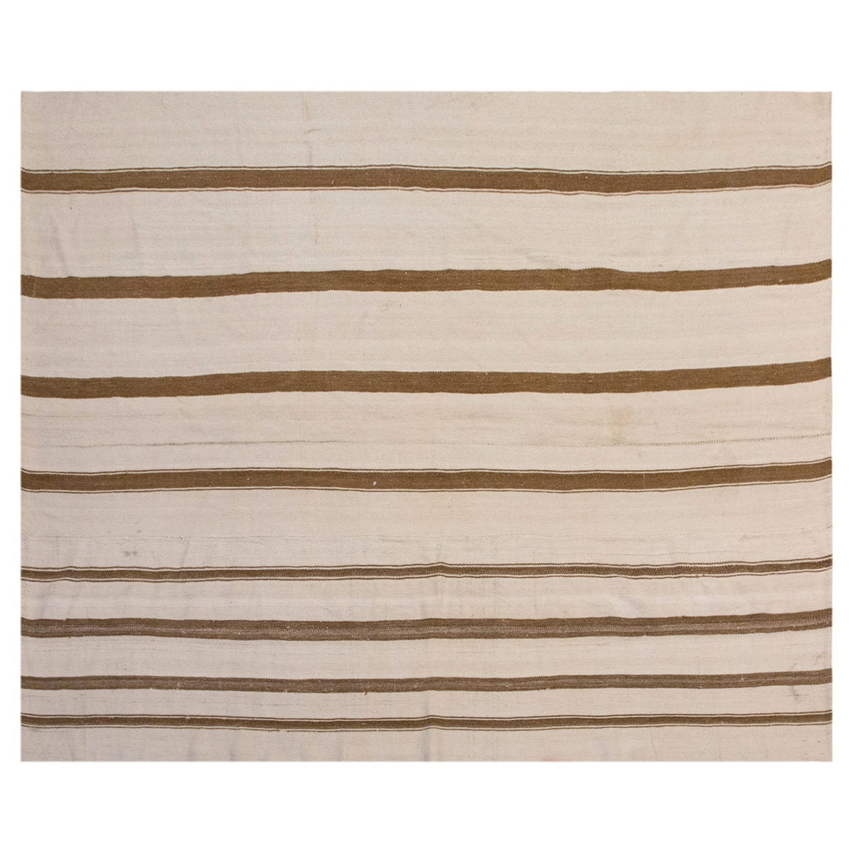 Minimalist Modern Turkish Kilim Rug 208x260 cm (6'10" x 8'6" ft)