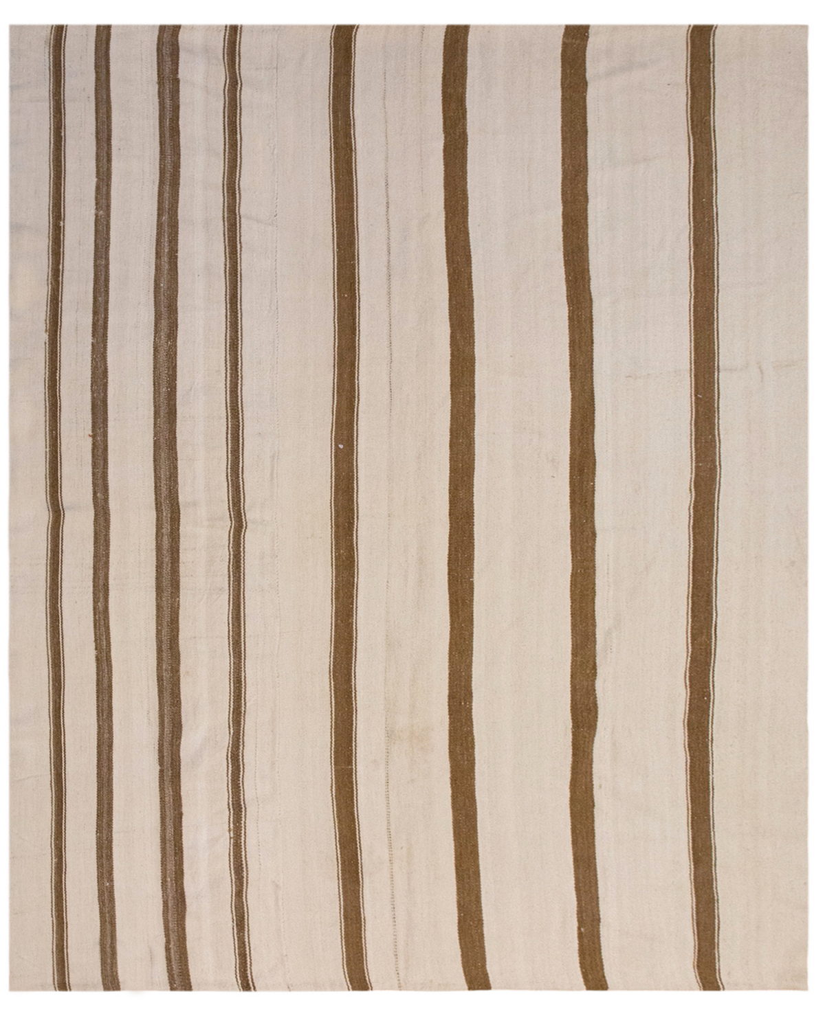 Minimalist Modern Turkish Kilim Rug 208x260 cm (6'10" x 8'6" ft)