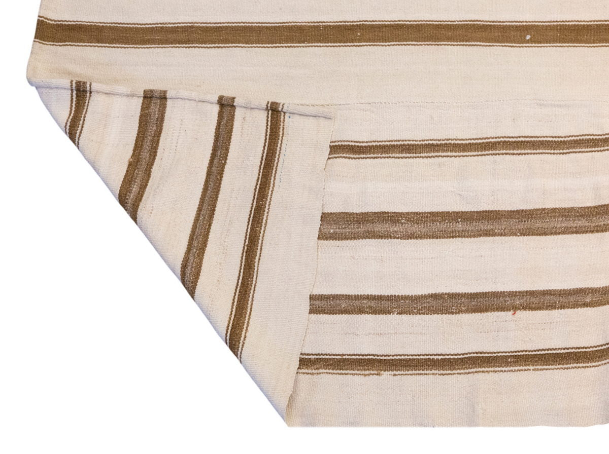 Minimalist Modern Turkish Kilim Rug 208x260 cm (6'10" x 8'6" ft)