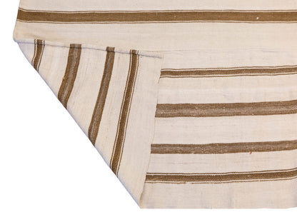 Minimalist Modern Turkish Kilim Rug 208x260 cm (6'10" x 8'6" ft)