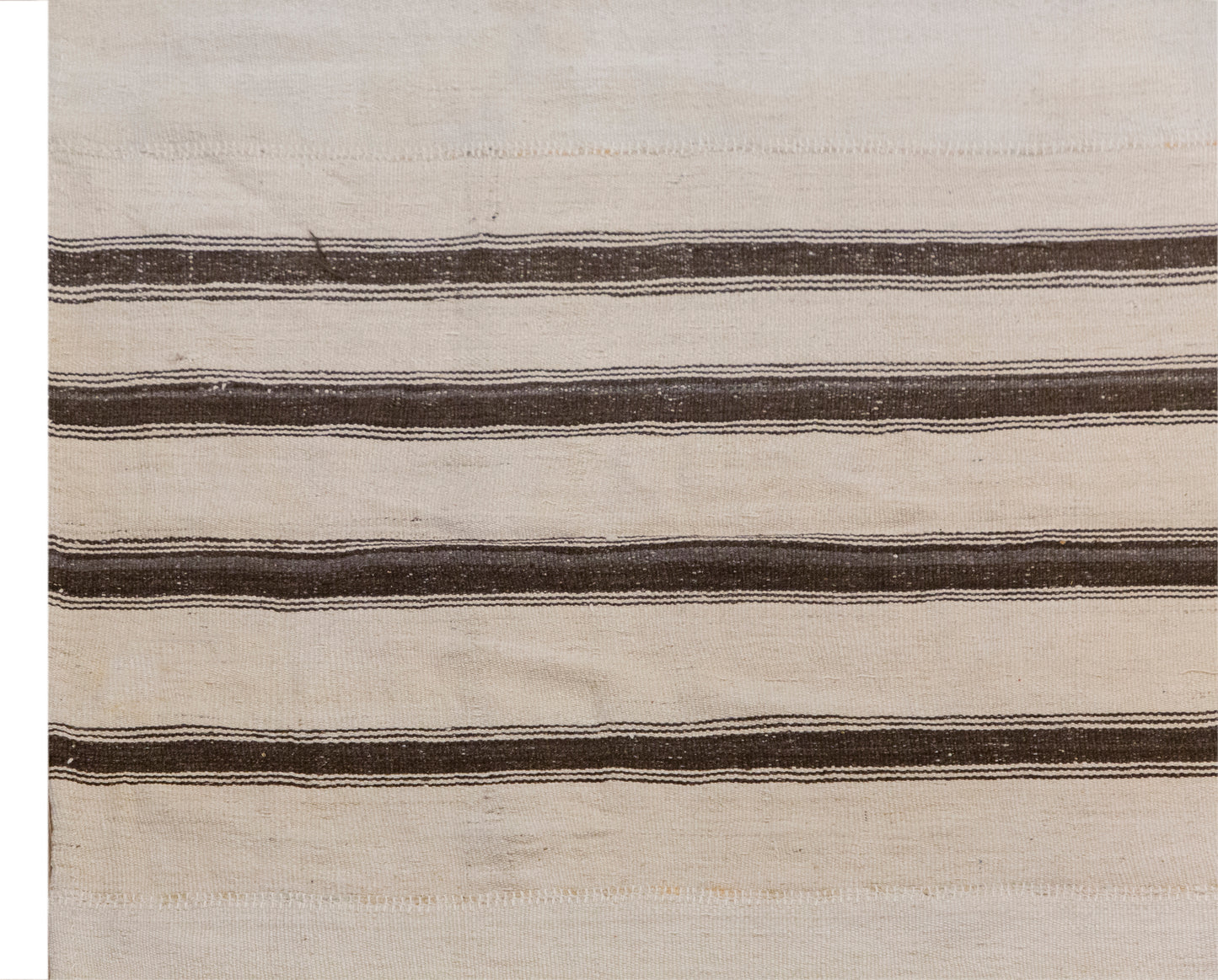 Minimalist Striped Goat Hair 240 × 280 cm 7.9 × 9.2 ft