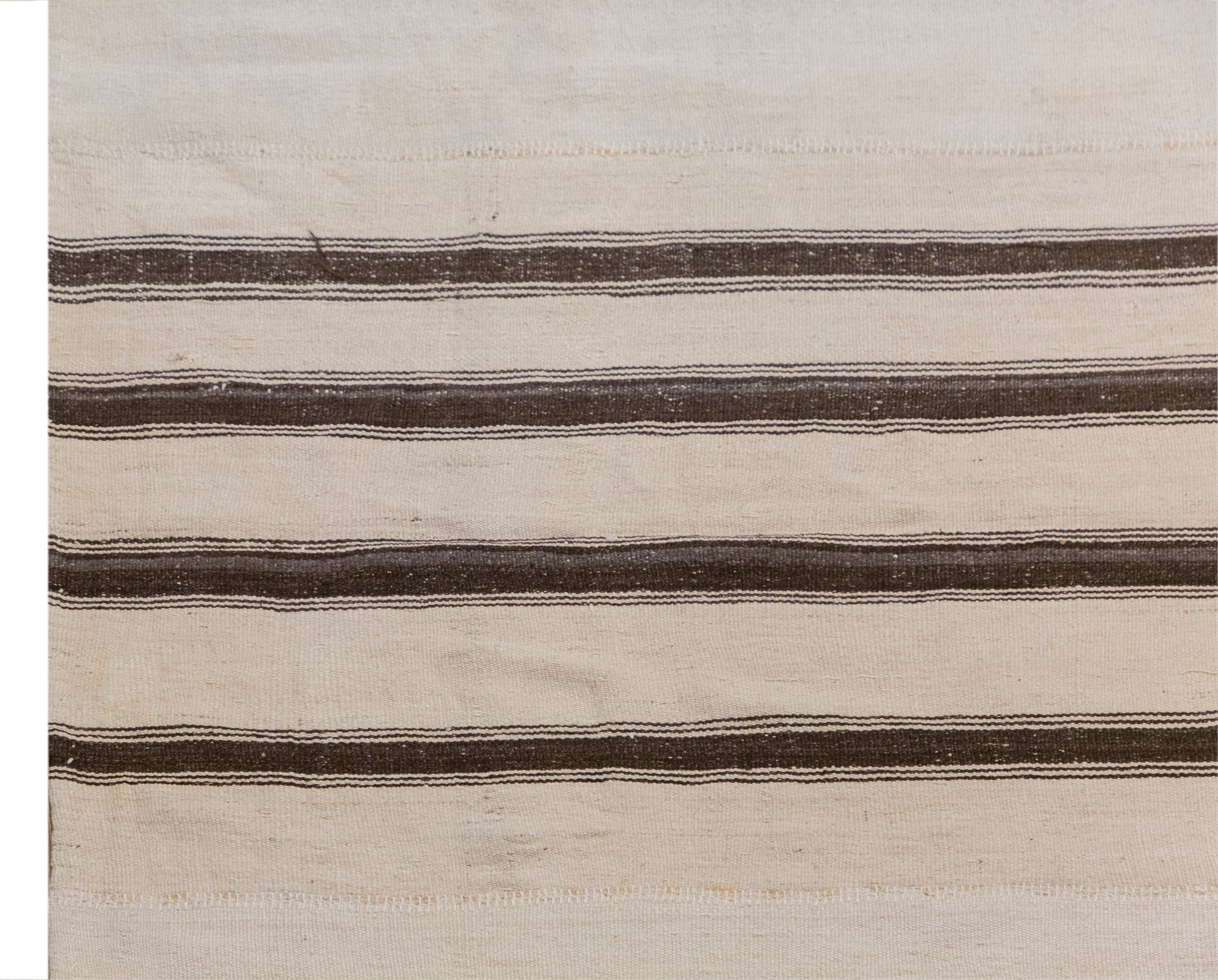 Minimalist Striped Goat Hair 240 × 280 cm 7.9 × 9.2 ft