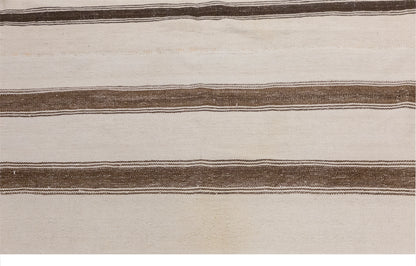 Minimalist Striped Goat Hair 240 × 280 cm 7.9 × 9.2 ft
