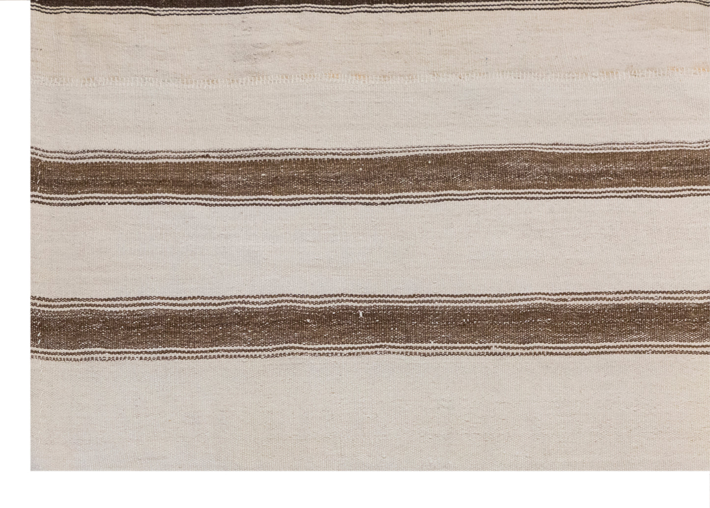 Minimalist Striped Goat Hair 240 × 280 cm 7.9 × 9.2 ft