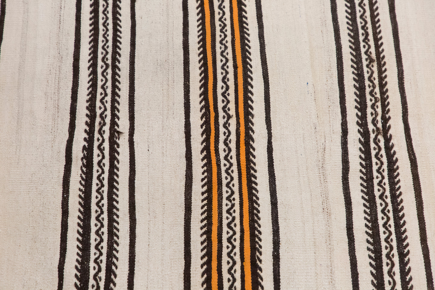 Minimalist Striped Goat Hair Rug 116 × 185 cm(3.8 × 6.1 ft)