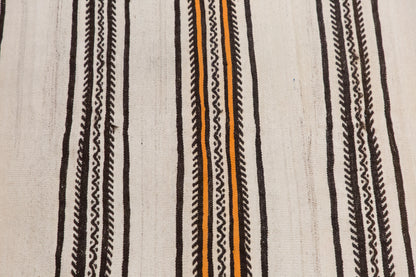 Minimalist Striped Goat Hair Rug 116 × 185 cm(3.8 × 6.1 ft)