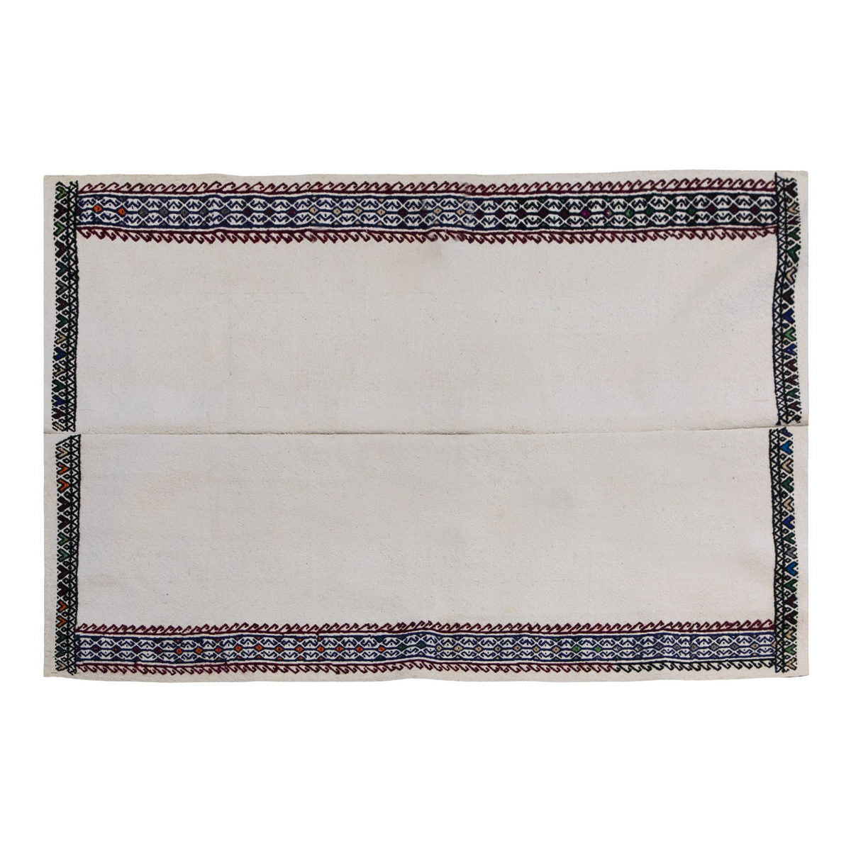 Minimalist Striped Kilim Rug, 120 x 185 cm/3'11" x 6'1"