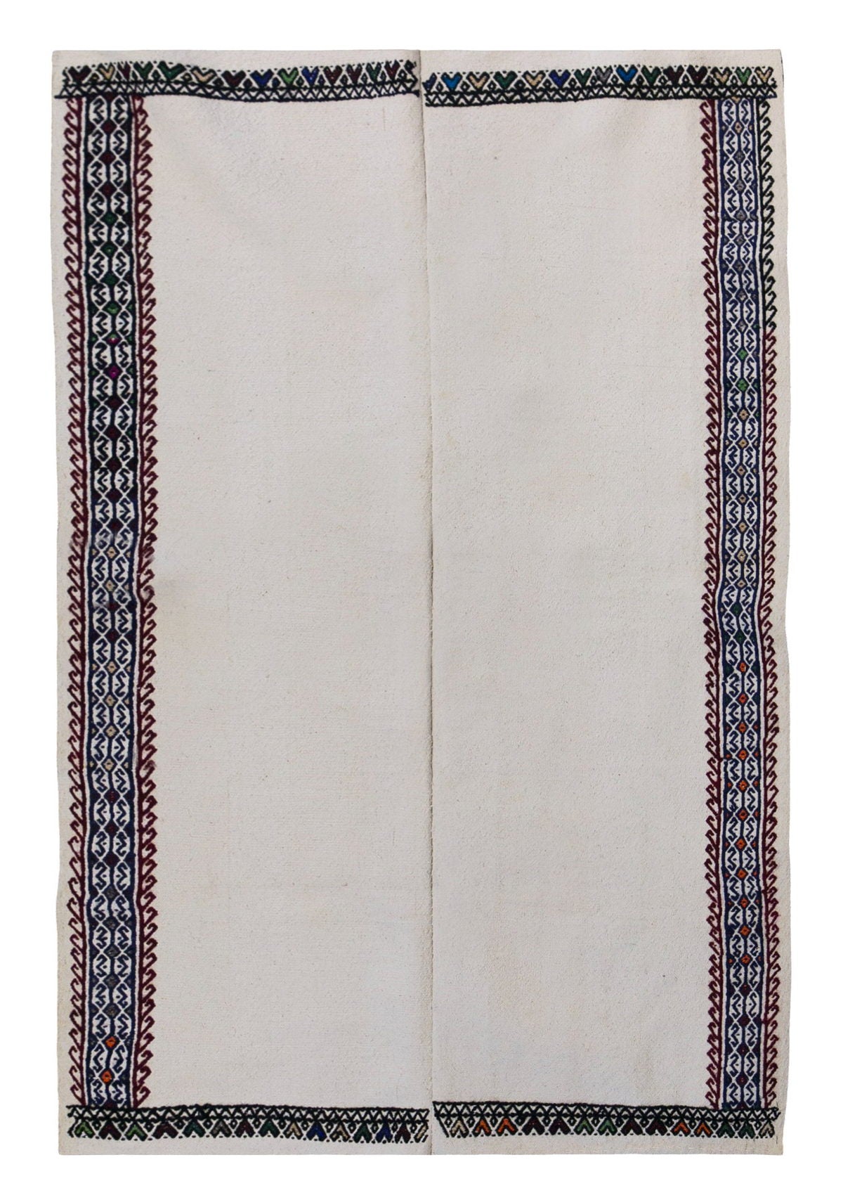 Minimalist Striped Kilim Rug, 120 x 185 cm/3'11" x 6'1"