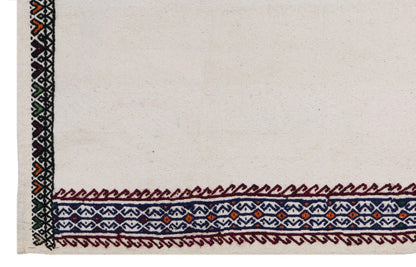 Minimalist Striped Kilim Rug, 120 x 185 cm/3'11" x 6'1"