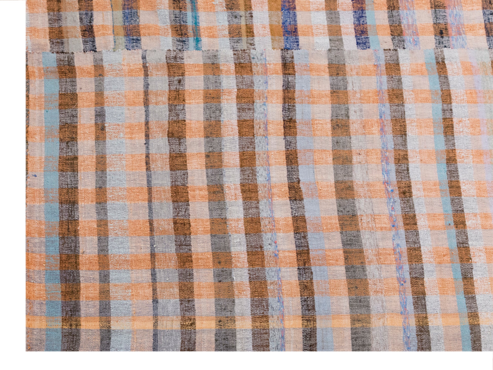 Minimalist Turkish Kilim 225x350 cm | 7.4×11.5 ft