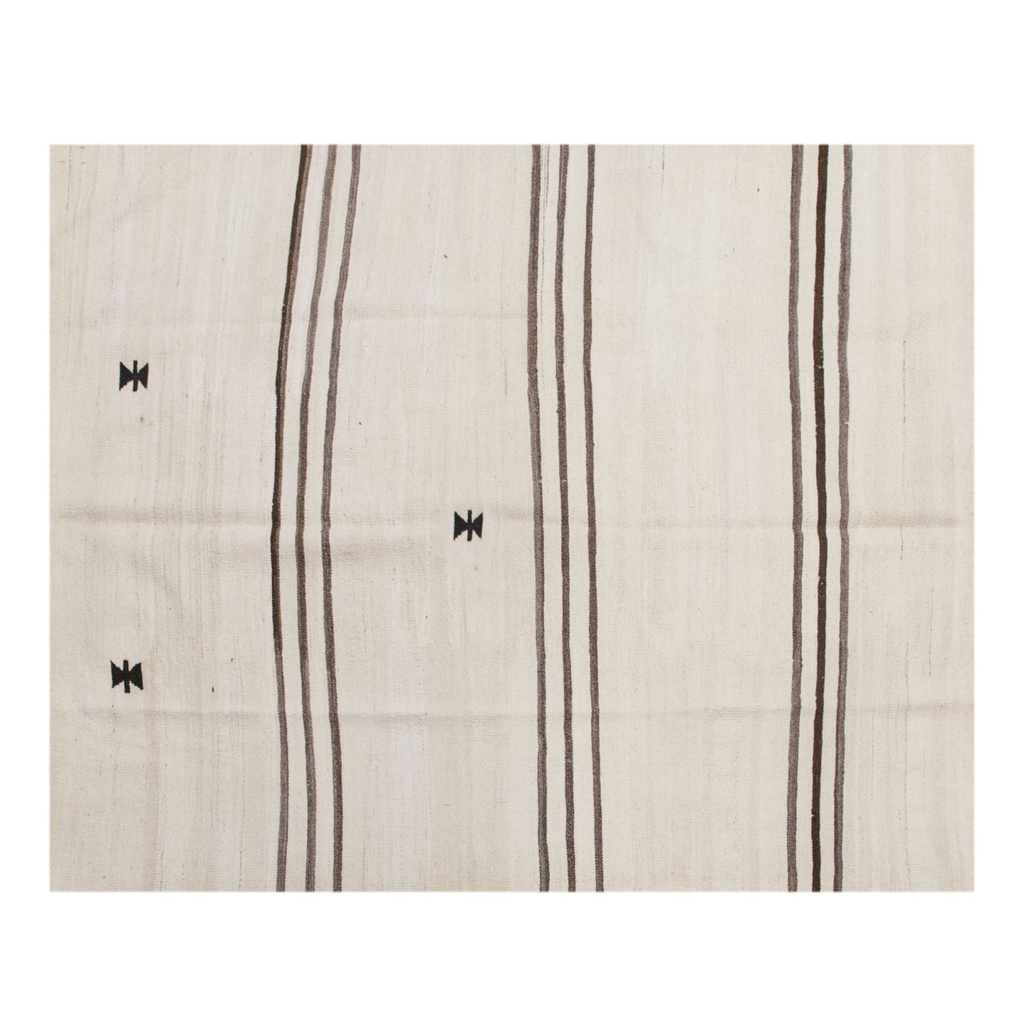 Minimalist Turkish Kilim Rug 160x200 cm | 5.3x6.6 ft