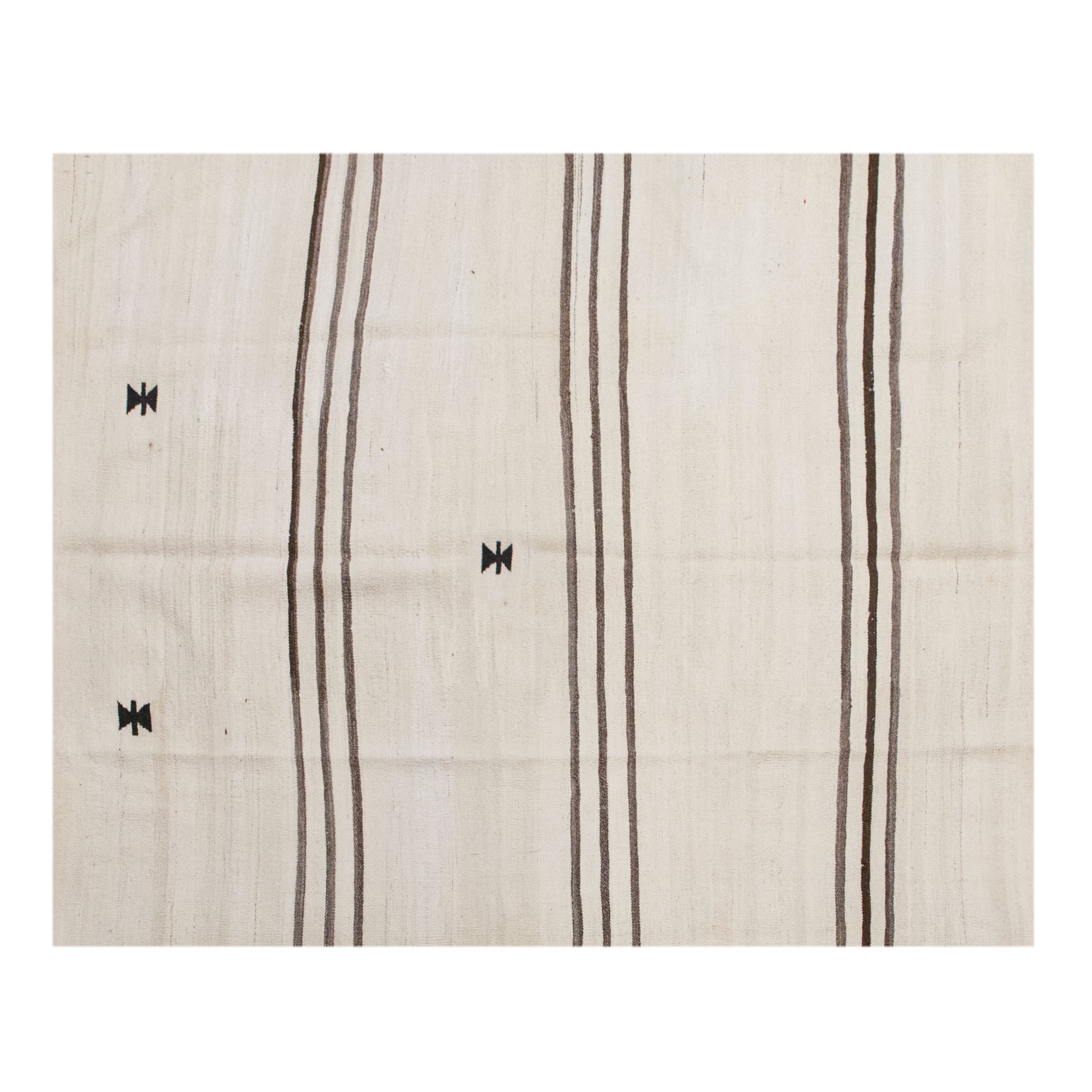 Minimalist Turkish Kilim Rug 160x200 cm | 5.3x6.6 ft