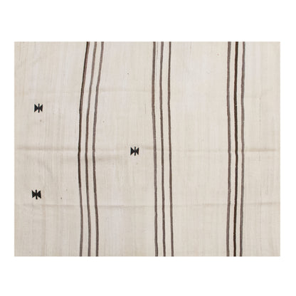 Minimalist Turkish Kilim Rug 160x200 cm | 5.3x6.6 ft