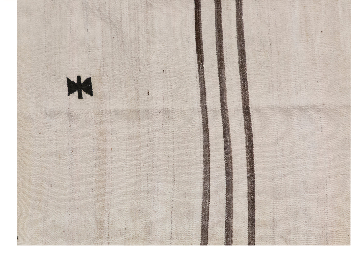 Minimalist Turkish Kilim Rug 160x200 cm | 5.3x6.6 ft