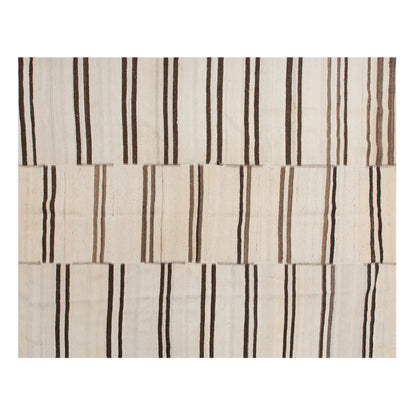 Minimalist Turkish Kilim Rug 200x250 cm | 6.6x8.2 ft