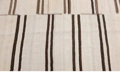 Minimalist Turkish Kilim Rug 200x250 cm | 6.6x8.2 ft