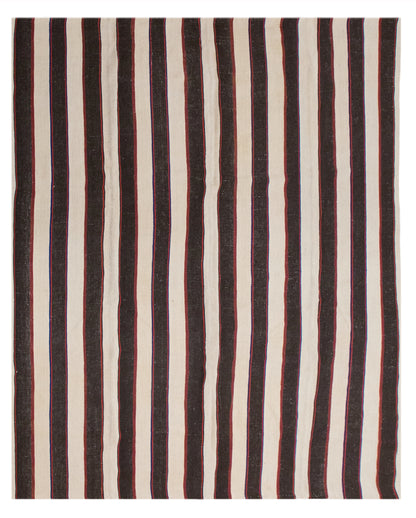 Minimalist Turkish Kilim Rug 235x300 cm | 7.7x9.8 ft