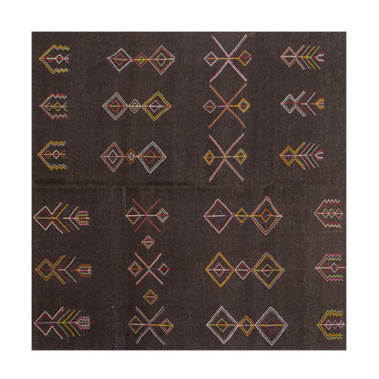 Minimalist Turkish Kilim Rug 265x260 cm | 8.7x8.5 ft