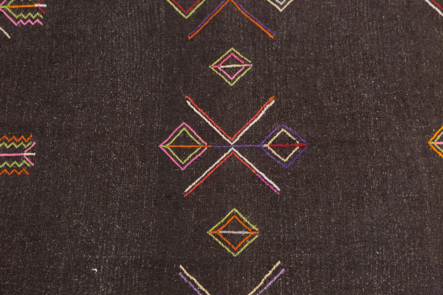 Minimalist Turkish Kilim Rug 265x260 cm | 8.7x8.5 ft