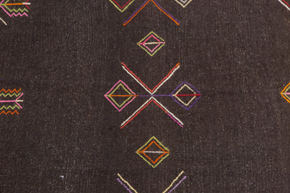 Minimalist Turkish Kilim Rug 265x260 cm | 8.7x8.5 ft