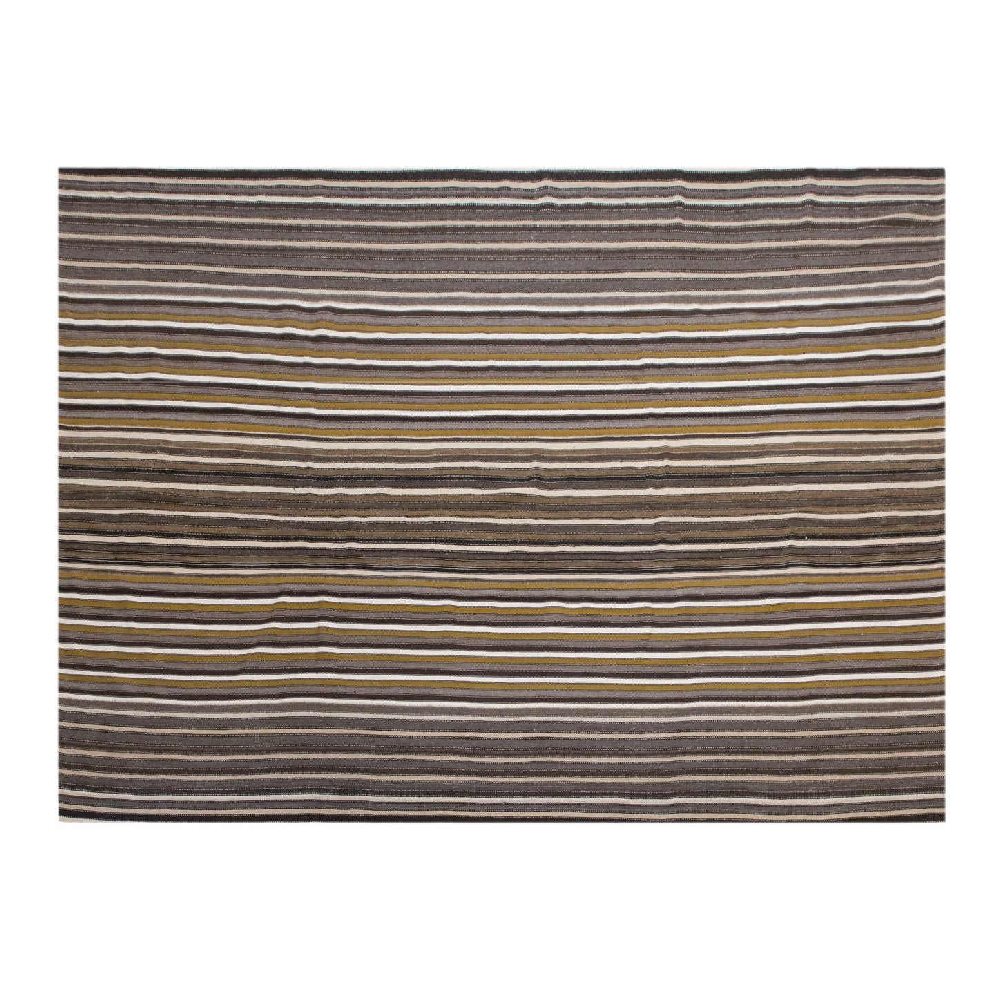 Minimalist Turkish Kilim Rug 275x370 cm | 9.0x12.1 ft