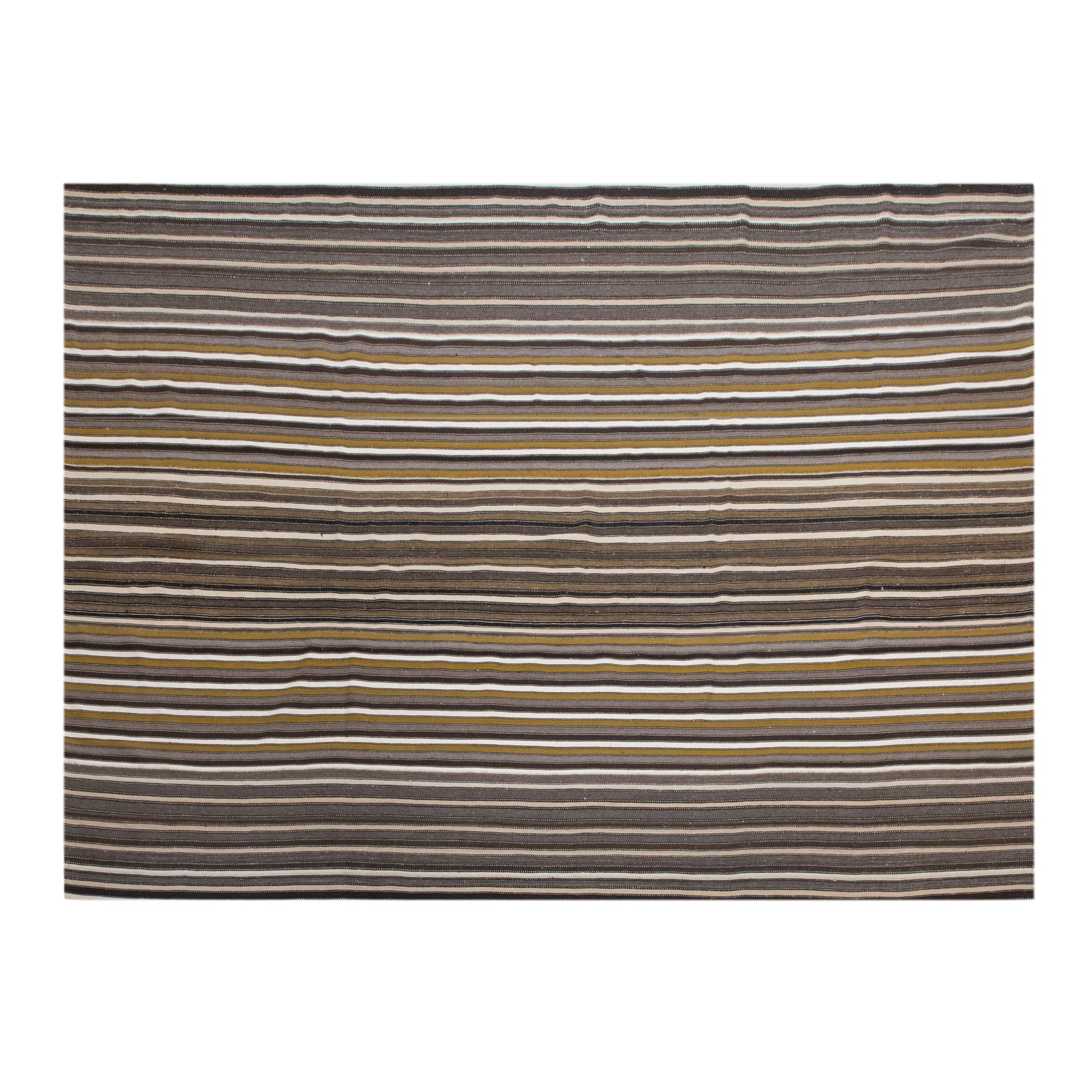 Minimalist Turkish Kilim Rug 275x370 cm | 9.0x12.1 ft