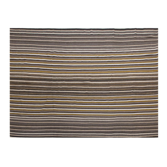 Minimalist Turkish Kilim Rug 275x370 cm | 9.0x12.1 ft
