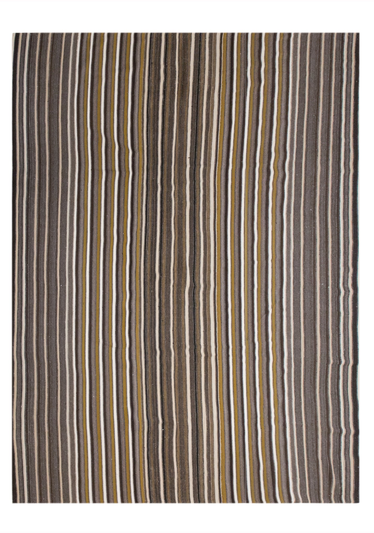 Minimalist Turkish Kilim Rug 275x370 cm | 9.0x12.1 ft