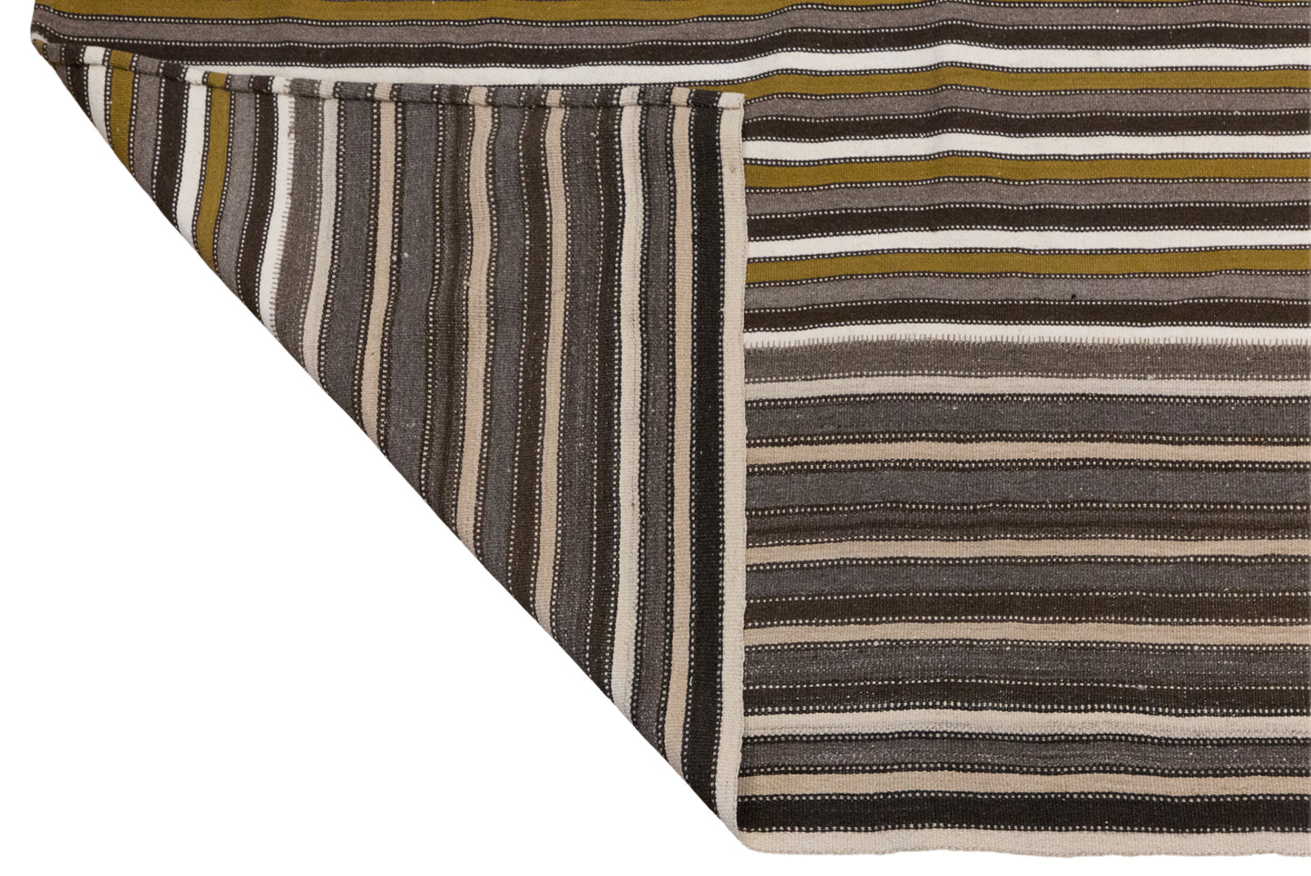 Minimalist Turkish Kilim Rug 275x370 cm | 9.0x12.1 ft