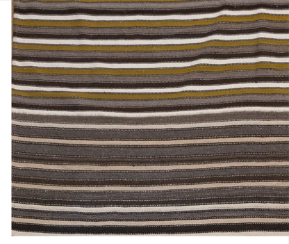 Minimalist Turkish Kilim Rug 275x370 cm | 9.0x12.1 ft