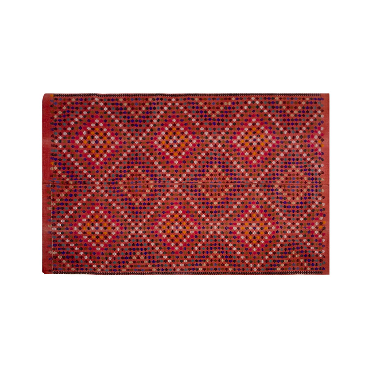 Minimalist Vintage Kilim Rug 194x282 cm (6'4" x 9'3")