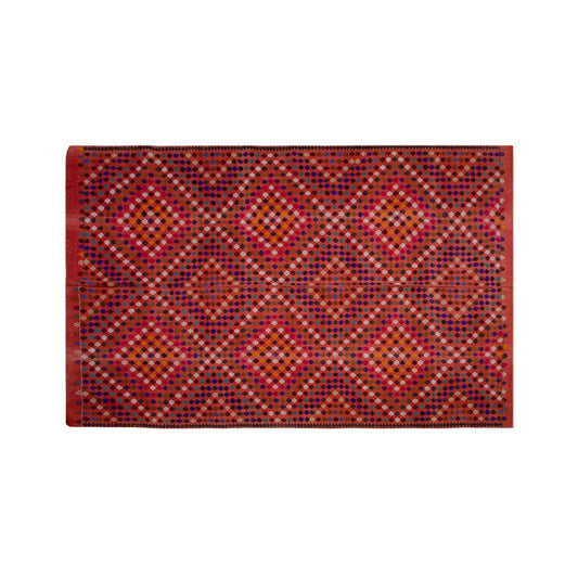 Minimalist Vintage Kilim Rug 194x282 cm (6'4" x 9'3")