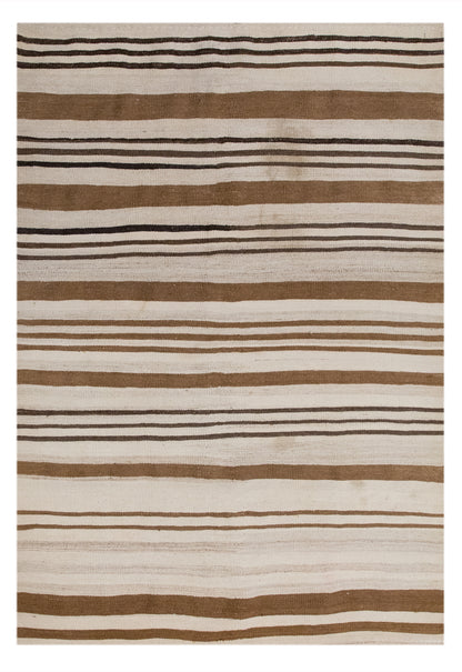 Minimalist Vintage Turkish Kilim Rug 116x165 cm (3.8x5.4 ft)