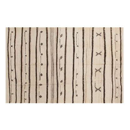Minimalist Vintage Turkish Kilim Rug 168x250 cm (5.5x8.2 ft)