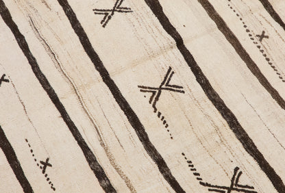 Minimalist Vintage Turkish Kilim Rug 168x250 cm (5.5x8.2 ft)