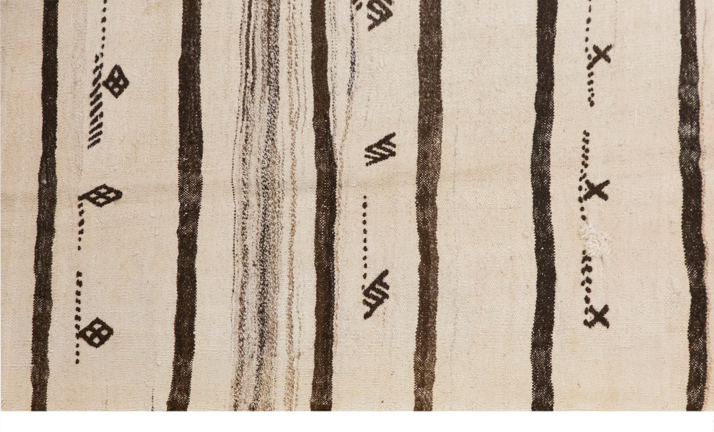 Minimalist Vintage Turkish Kilim Rug 168x250 cm (5.5x8.2 ft)