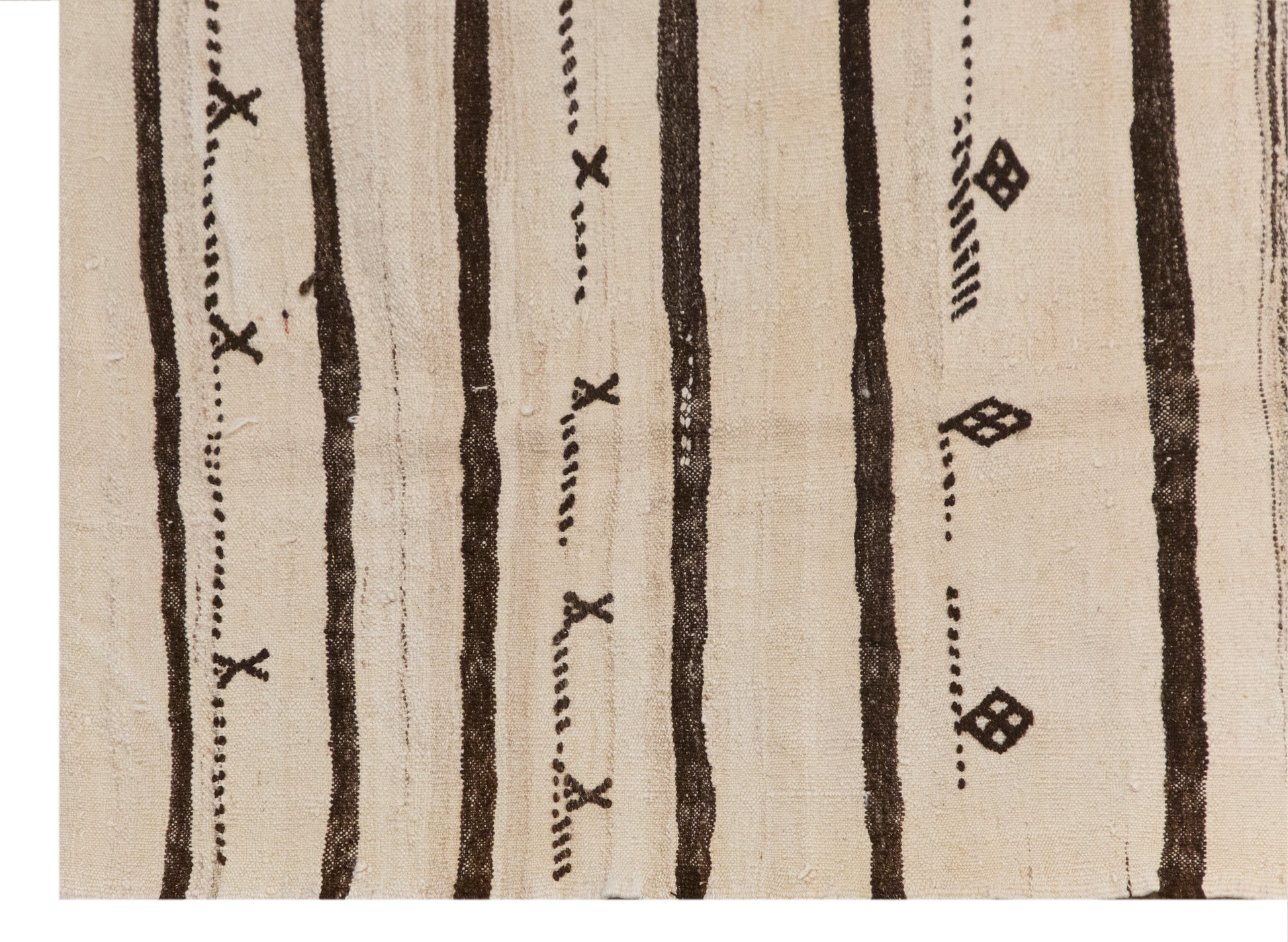 Minimalist Vintage Turkish Kilim Rug 168x250 cm (5.5x8.2 ft)