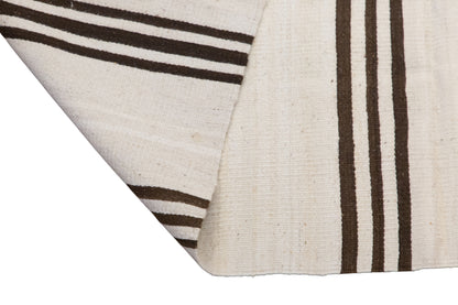 Minimalist Vintage Turkish Kilim Rug 192x240 cm (6.3x7.9 ft)
