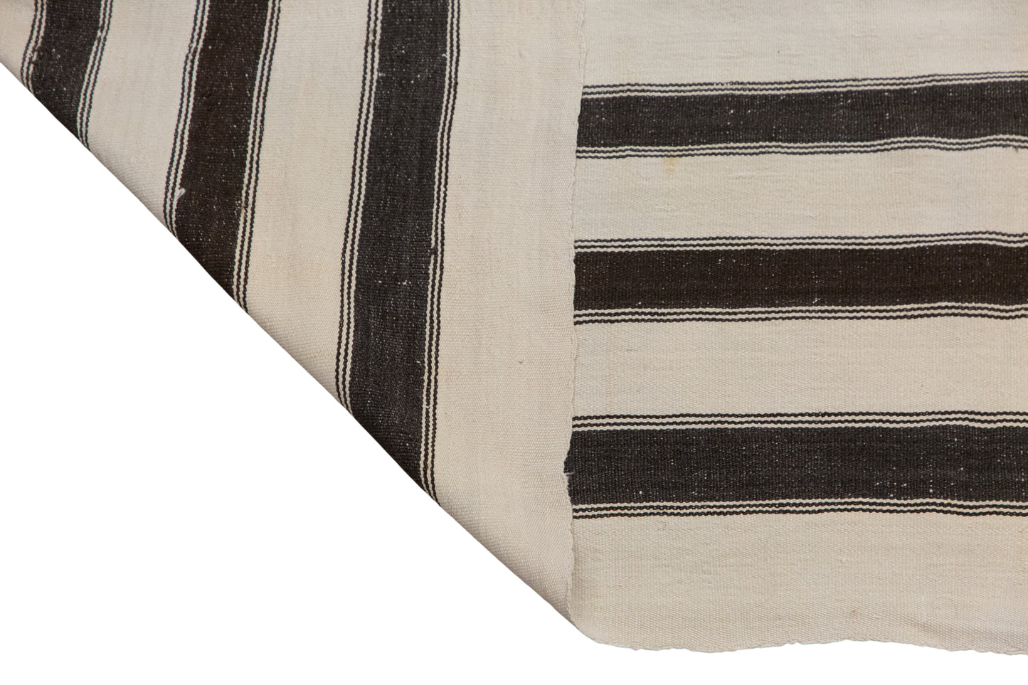 Minimalist Vintage Turkish Kilim Rug 195x204 cm (6.4x6.7 ft)
